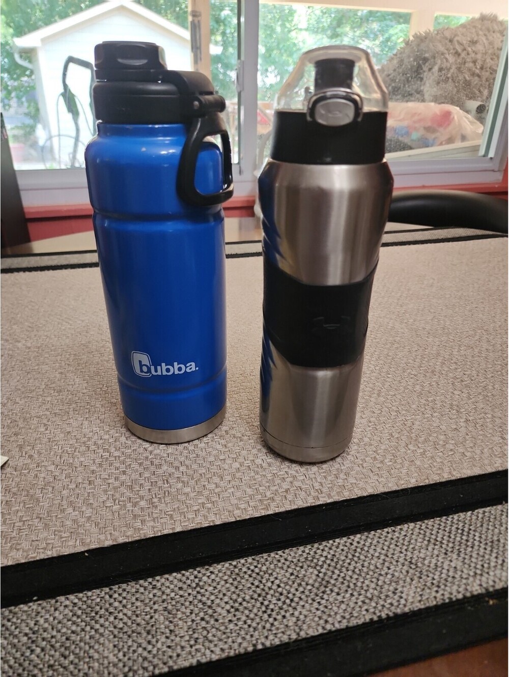 ~Lot Of 2 Stainless Steel Water Bottles -bubba 32 Onz Thermos 0591